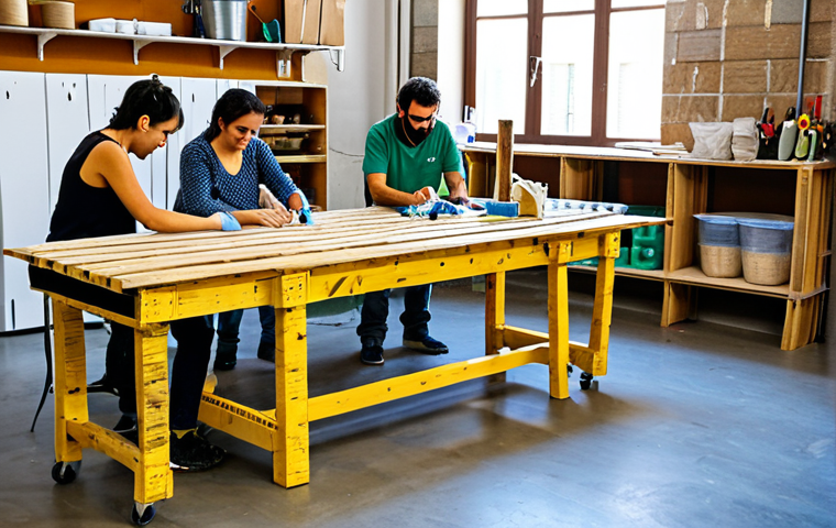 환경보호 분야 최신 트렌드 - Shared Solar Panel Installation**

"A community-owned solar panel installation on the rooftops of co...