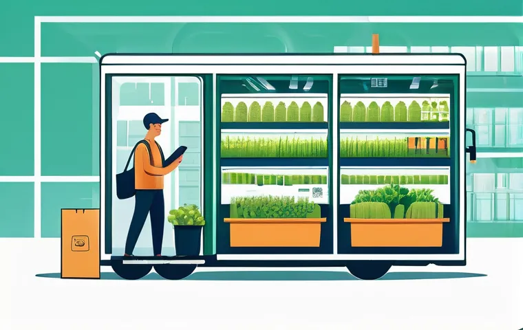 환경보호 전문가의 고객 중심 업무 사례 - A brightly lit, modern supermarket aisle showcasing a variety of sustainable and eco-friendly produc...