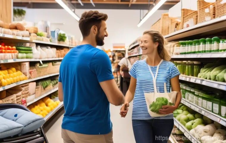 환경보호 관련 국제 자격증 - Image Prompt 1: The Future of Conscious Consumption**